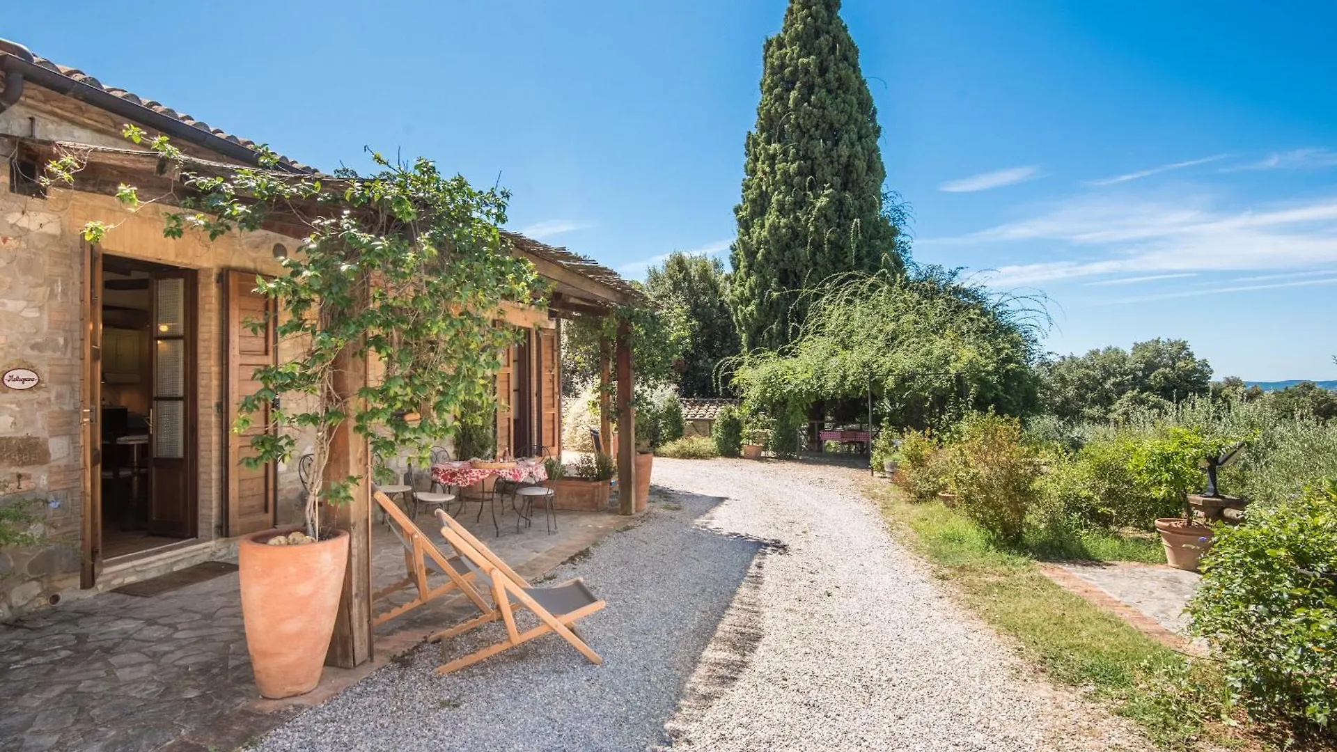 Séjour à la ferme Melograno Apartment Podere Giardino Montalcino